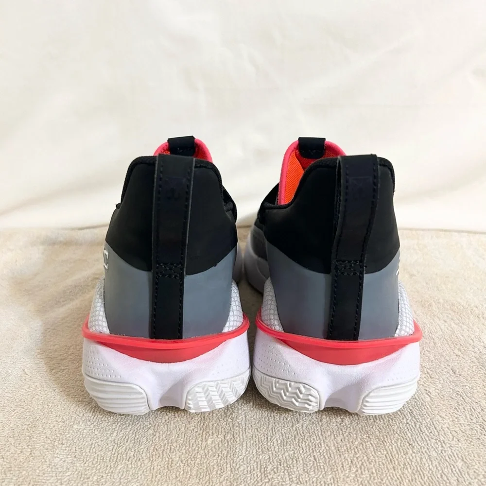 Under Armour Curry 7 UNDRTD Black/Grey/Red size 9 MEN’S BASKETBALL SHOES - Picture 6 of 9